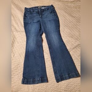 Torrid Blue Flare Wide Leg Jeans